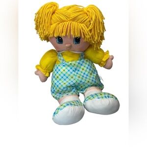 Plump Patti Vintage 2006 Well Made Toys Nylon Parachute Plush Doll Yellow Hair